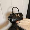 Fashi Bow Women's Small Shoulder Bags Casual Portable Female Square Crossbody Bag PU Leather Ladies Clutch Purse Handbags