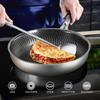 Stainless Steel Frying Pan Nonstick Pan W/Lid&Cooling Handle 10 Inch Honeycomb Stainless Steel Skillet