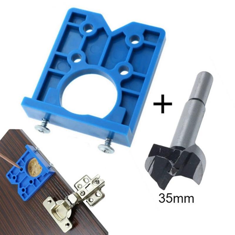 35Mm Concealed Hinge Drilling Jig Guide Hinge Hole Drilling Guide Carpenter