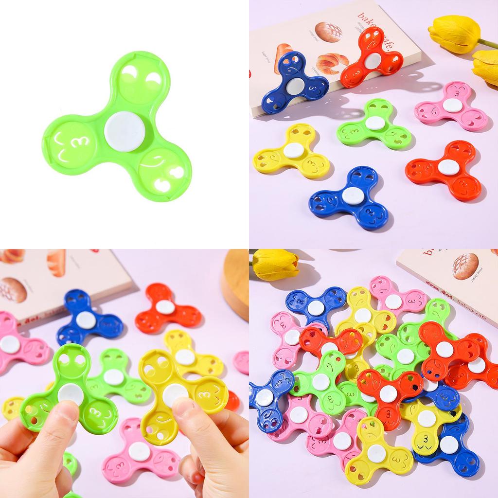 Creative Expression Bearingless Plastic Fingertip Gyroscope Children Toy For Stress Relief And Focus