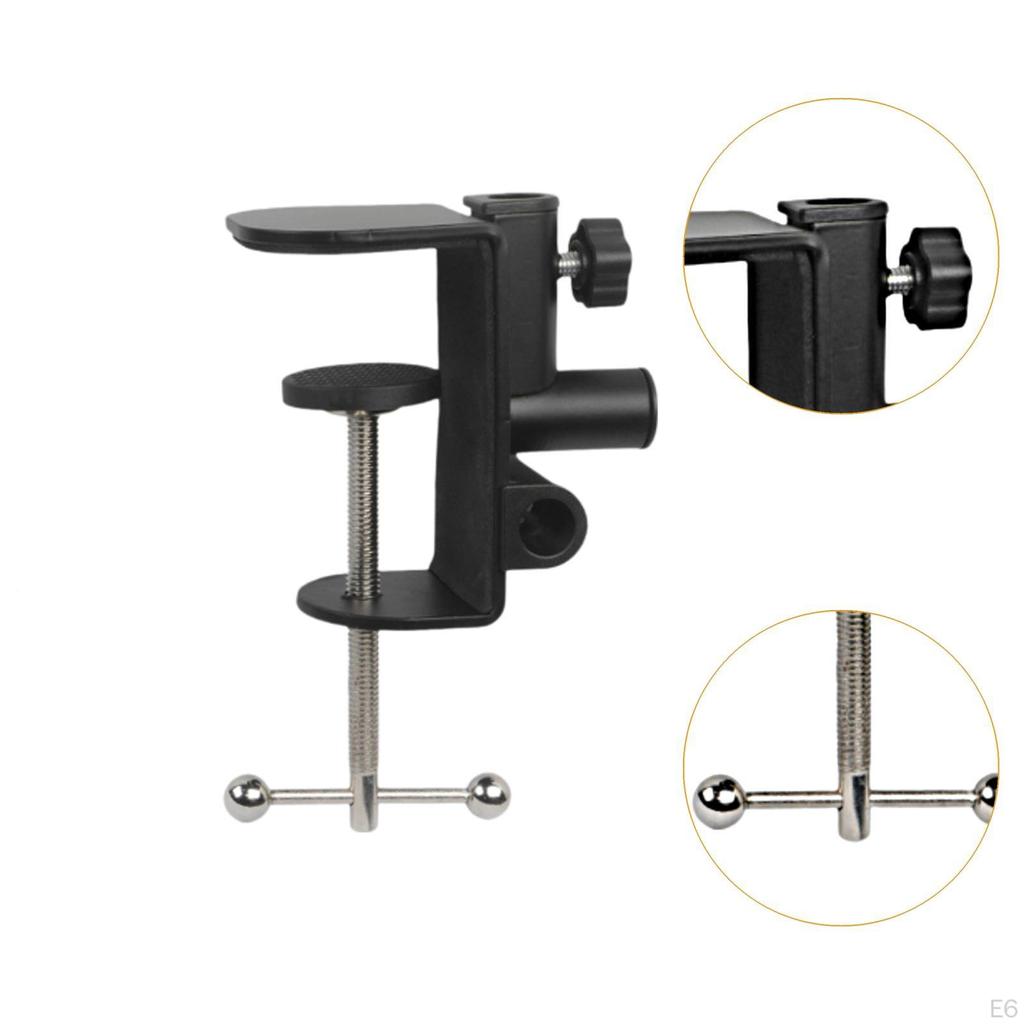 Base Desktop Work Light Mounting Phone Bracket Clamps Accessories