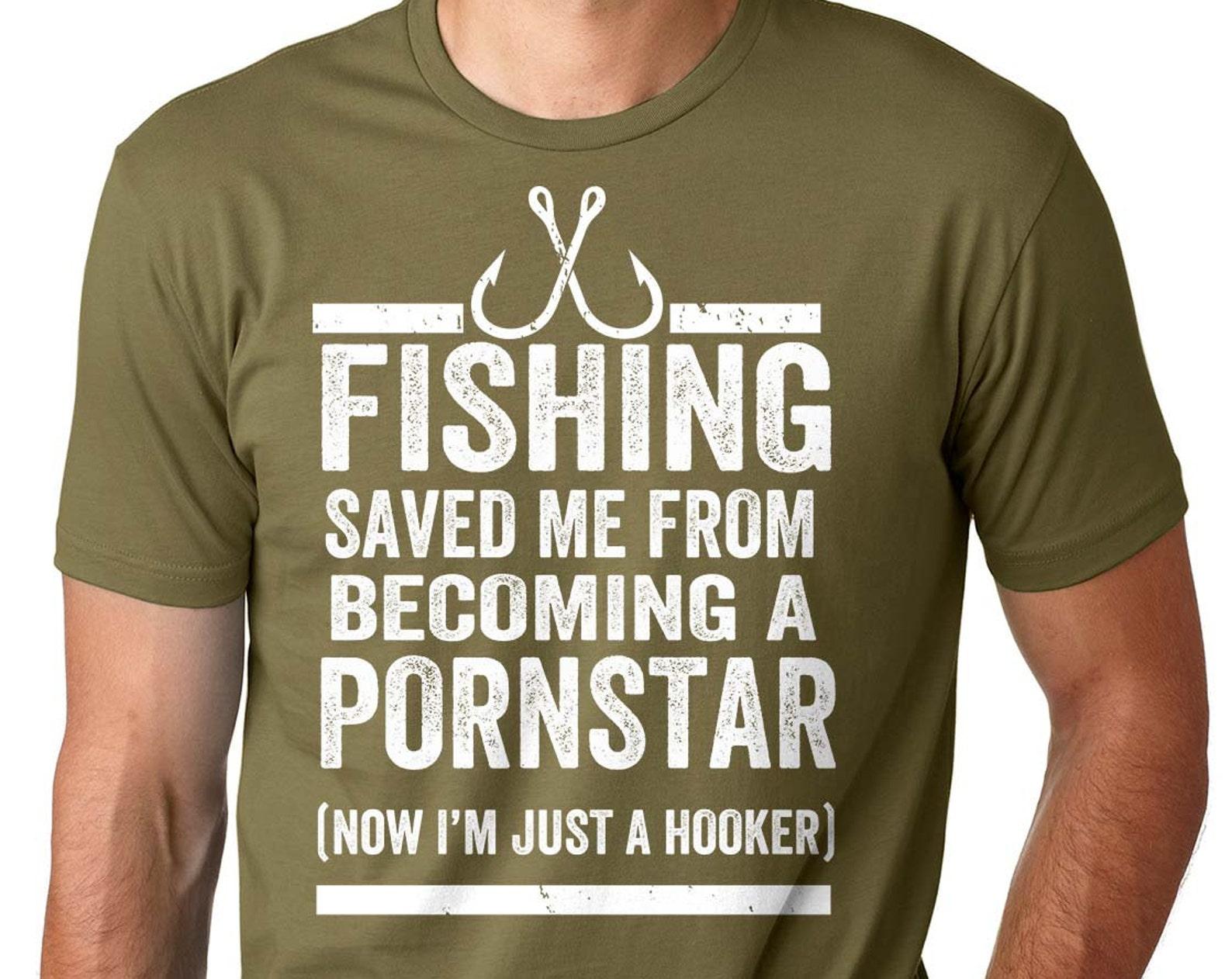 Funny Fisherman T-Shirt: Fishing Saved Me Tee S