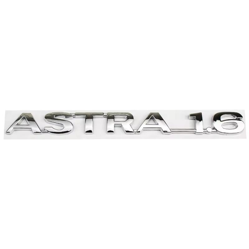 Auto 3D Metall Logo Heckklappe Buchstaben Wörter Emblem Abzeichen Aufkleber Für ASTRA 1.6 Styling Dekoration Autozubehör
