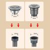 Thickened Kitchen Sink Drain Pipe Garbage Disposal Drain Hose Washing Basin Connecting Pipe Kitchen Drainage Plastic Hose