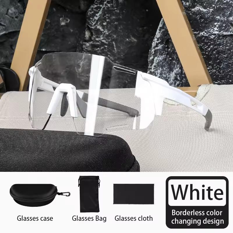Photochromic Bike Glasses Goggles UV Protection Cycling Sunglasses for Men Women Sports Goggles UV Protection