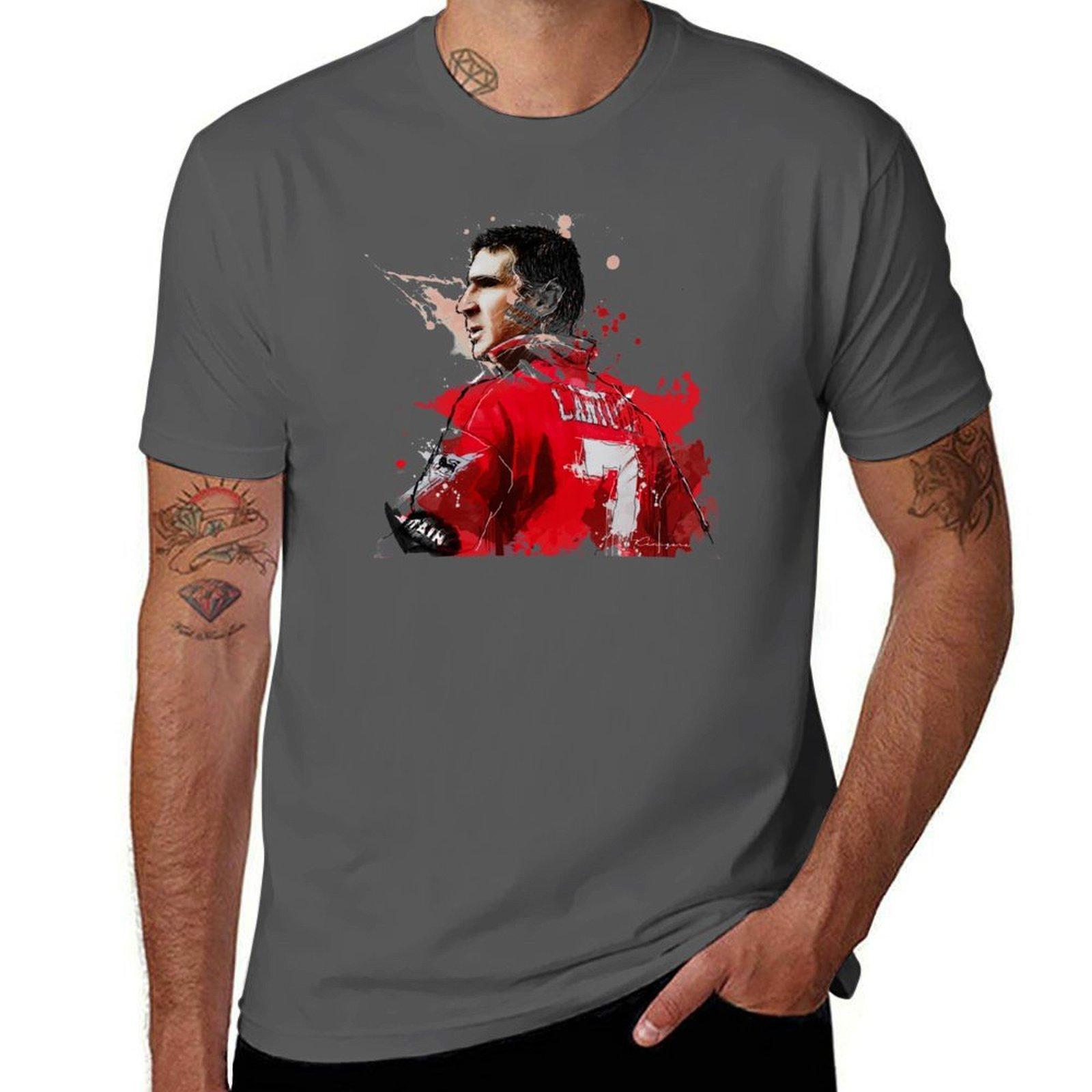 

Eric Le King Cantona Painting T-Shirt anime t shirts for man t shirt man designer T-Shirt 4XL
