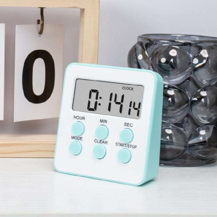 Studenten-Lern-Timer mit lautem Wecker und LED-Anzeige, batteriebetriebenes Stoppuhr-Werkzeug, praktisches Küchengerät