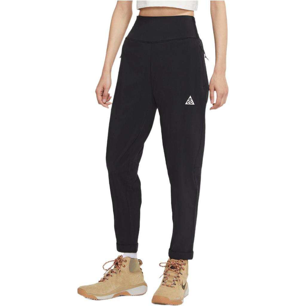 Nike Pantalones Deportivos Ligeros Elásticos de Secado Rápido Serie ACG para Mujer Parte Inferior Negro DB1231-010