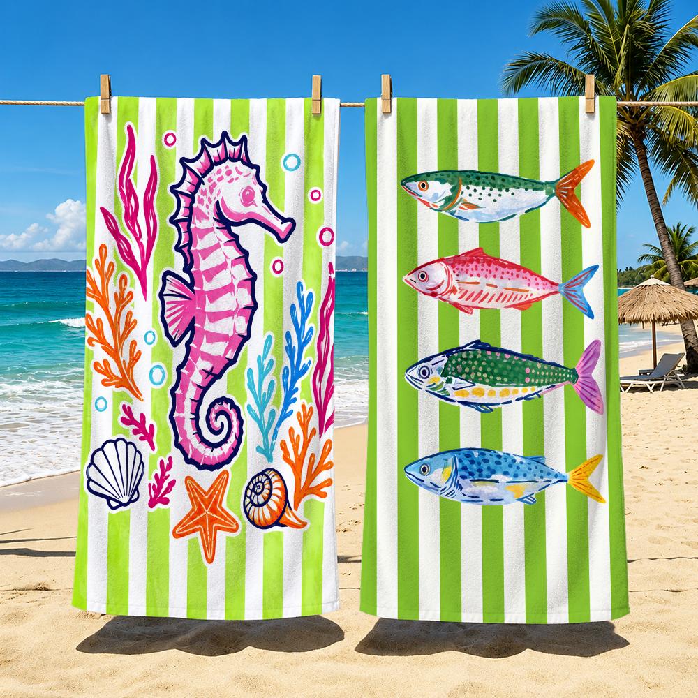 Art Summer Beach Towel Prints Towel Towel Soft Pool Gift For Travel Gym Shower Cool Camping Quick Dry Sports Large Beach Towel