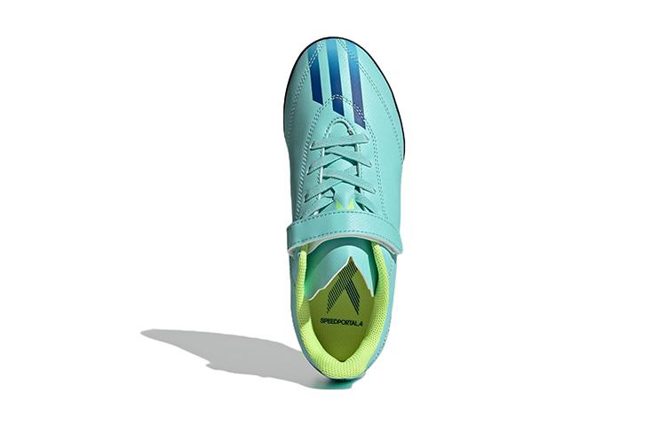 adidas X Speedportal .4 H/L TF Slip Resistant Abrasion Resistant Low Top Kids' Soccer Shoes Blue Yellow Kids' GW8500