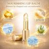 Color Changing Lipstick, Gold Crystal pH Color-Changing Lipstick 24HR Transferproof Lip Gloss,Moisturizing Tinted Lip Balm