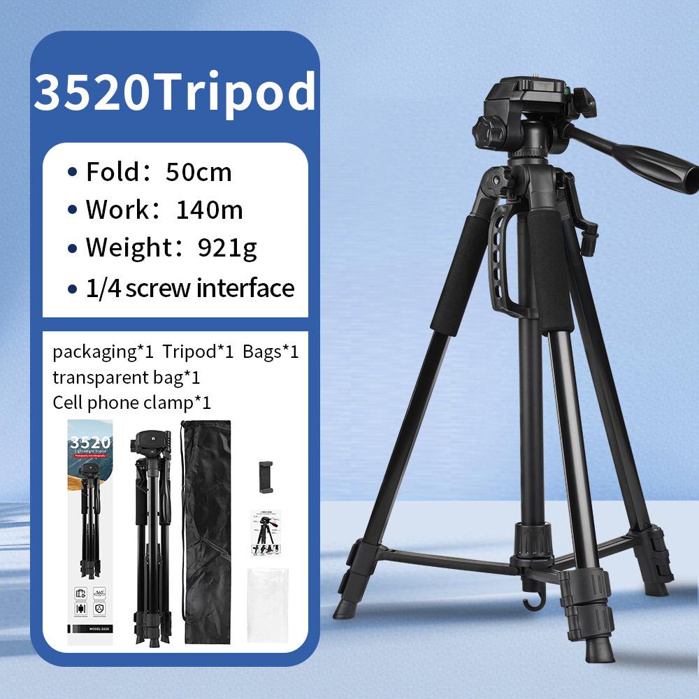 

3520 Tripod Stand for Phones & Cameras: Ideal for Video, Photography, and Live Streaming