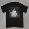 Fette Katze Zauberer Shirt im Wald Fette Katze Zauberer Bild Lustiges Katze Meme Shirt TikTok Meme Shirt Lustiges Katze Print T-Shirt Dumm