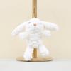 Bunny Key Chain Cartoon Plush Toy Long Eared Children Backpack Pendant Doll