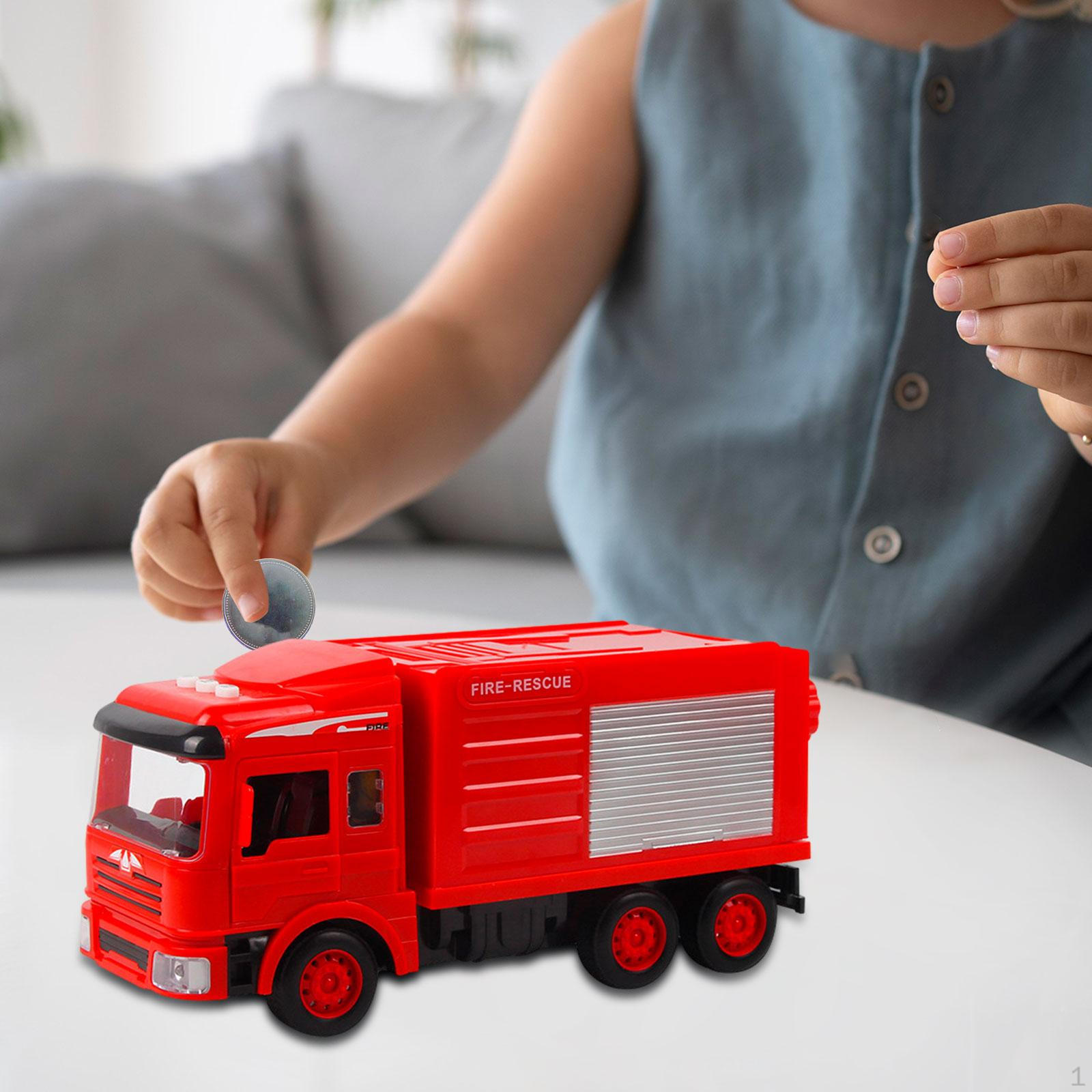 

Машинки Деньги Сберегательная Коробка Грузовик Машинка Игрушка Образование Настольное Украшение Декоративный Подарок красный