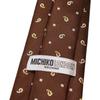 [Michiko London] Wrinkle-resistant bonded fabric with lining for added volume. Made in Japan. KOSHINO brand tie. Check pattern, 100% silk. Unisex.