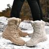 Winter New Fashion Outdoor Hiking Boots Platform Snow Boots Velvet High-top Casual Shoes Sports Shoes