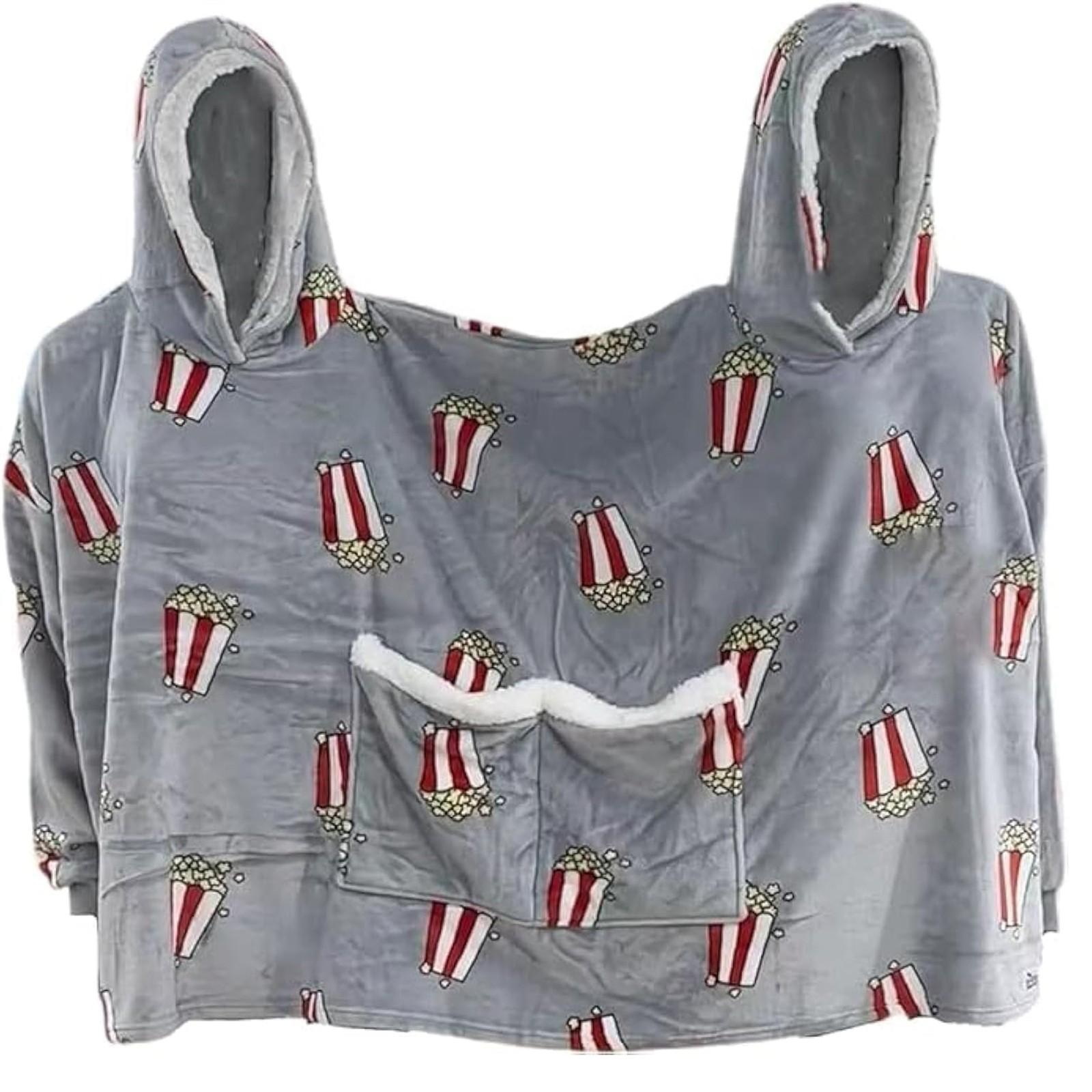 

Парное платье Весна Причудливый попкорн Пара Двойной цельный свитер Пижама Цельный свитер с капюшоном Подружки One Size