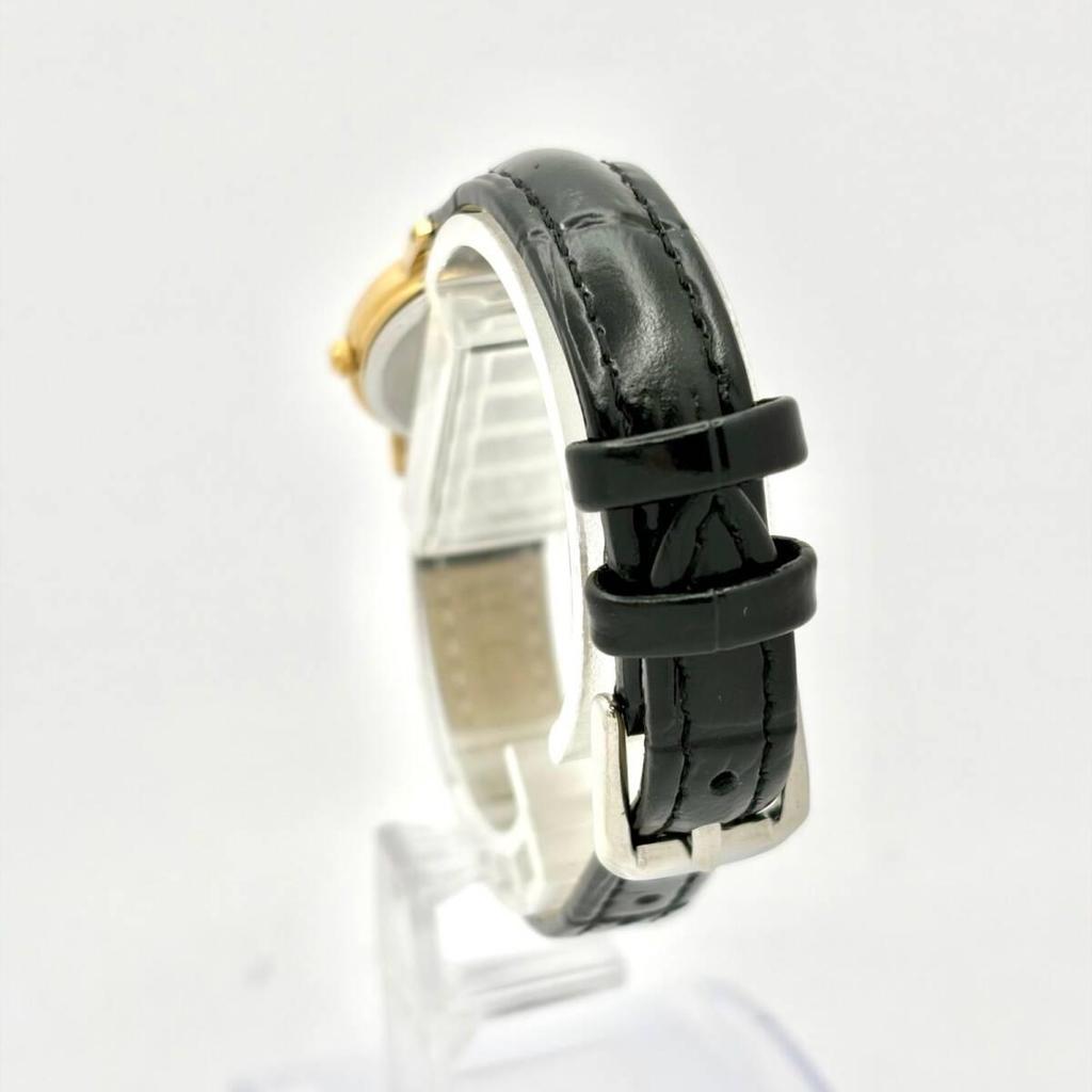 Used [New Battery] SEIKO SPIRIT Ladies Watch Gold 1F21-0H70 385333 New Belt