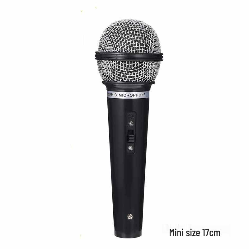 Children's Model Toy Microphone Prop for Practice, Simulation, and Performance Photography