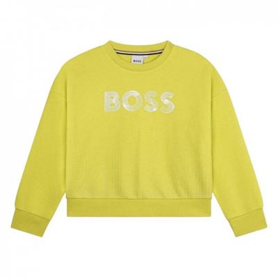 Childrens/Kids Logo Crew Neck Relaxed Fit Sweatshirt