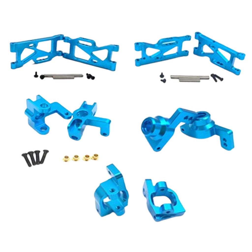 5Pcs 1/14 Scale RC Car Replacement Parts Set for Wltoys 144001 Red