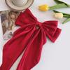 Hairpin Bright Color Large Bow Decor Hair Clip Women Lightweight Hair Accessories Daily Party Wedding Use