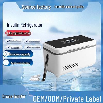 Portable Mini Fridge for Insulin and Hormone Storage - Constant Temperature & Rechargeable