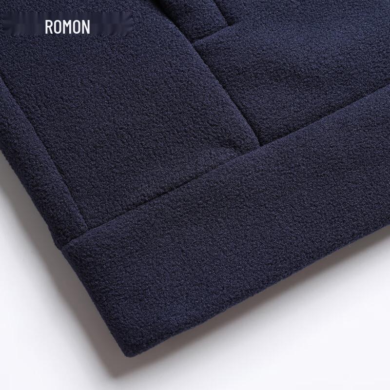ROMON Men's Autumn/Winter Thickened Fleece Jacket