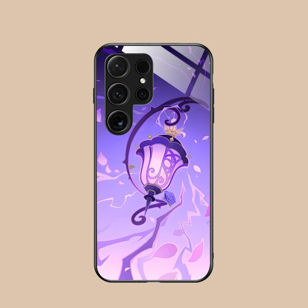 Spiel GI Lisa Handyhülle für Samsung Galaxy S26 S25 S24 S23 S22 S21 S20 Note20 Plus FE Ultra Glas Bunte Hülle Hübsch
