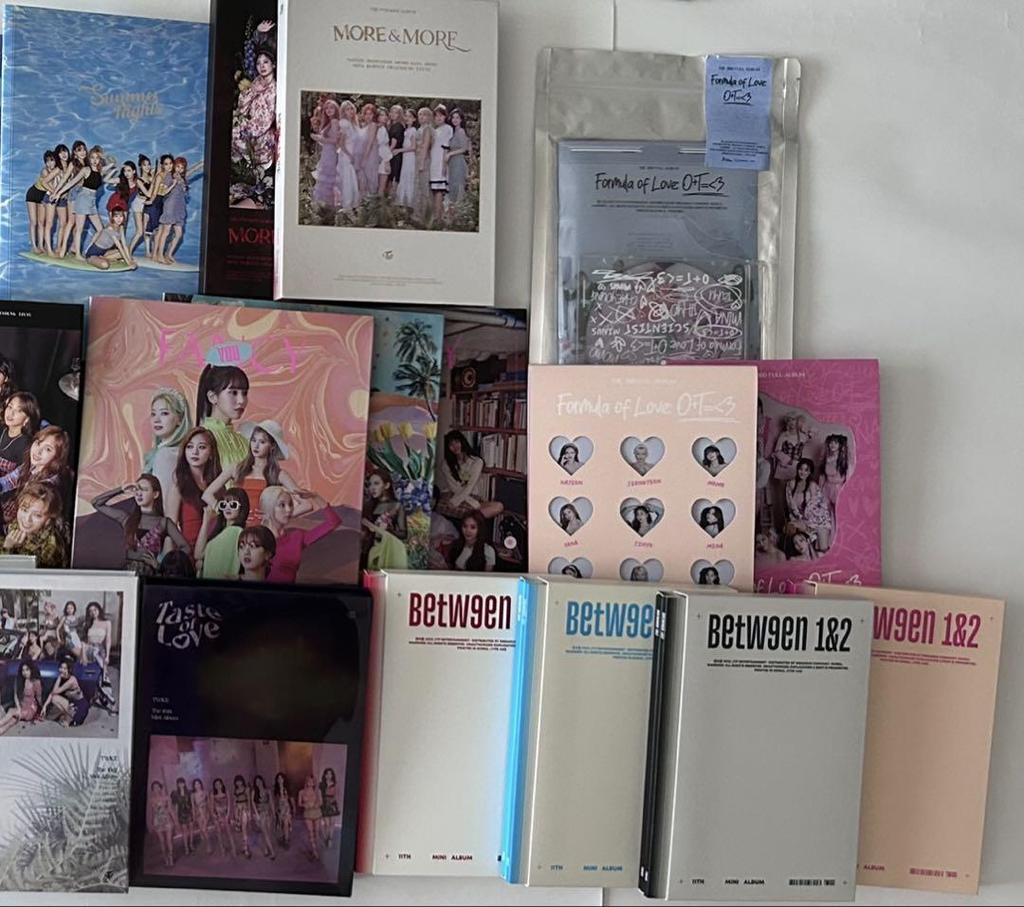 [USED] TWICE album trading card accessory CD set bulk sale