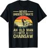 Funny Lumberjack Design For Men Dad Logger Arborist Chainsaw Gift Unisex T-Shirt