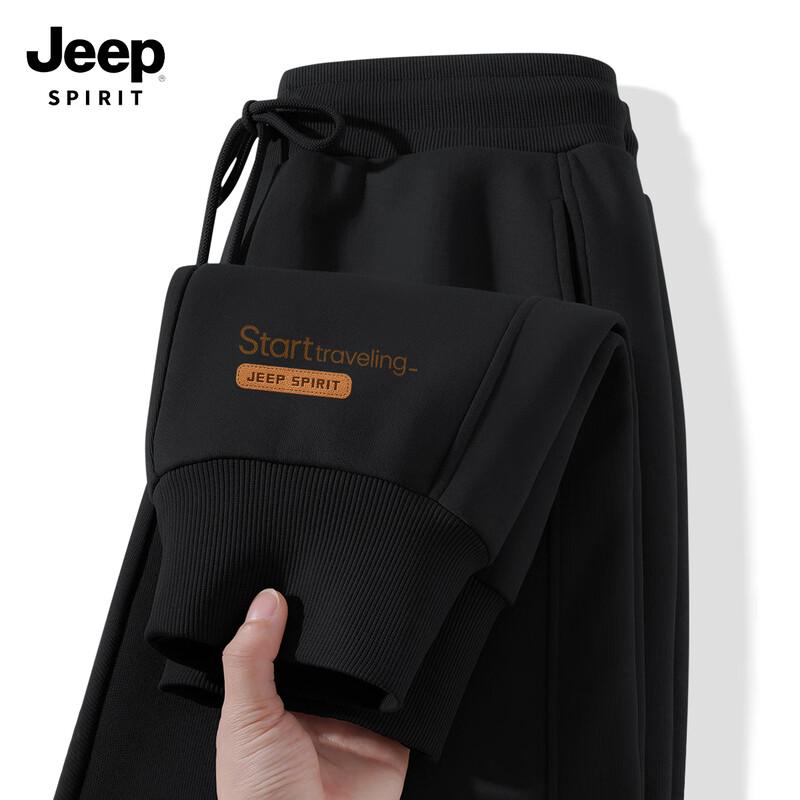 JEEP SPIRIT Men's Loose Fit Corduroy Joggers (2025 Spring/Autumn)