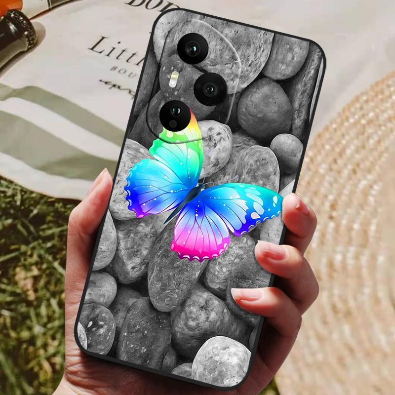 For Honor 400 Pro Case Soft Silicone Cover Black Bumper TPU For Honor 400 Pro 5G Case Honor400 Global Funda Phone Cases Cover
