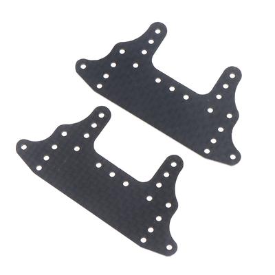 2/4Pcs Not Typing 1.5Mm 95125 Hg Carbon Fibre Large Area Rear Brake Stay Fully Cowled For Tamiya Mini 4Wd Car