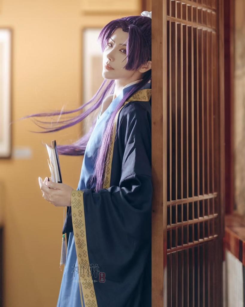 The Apothecary Diaries Cosplay Eunuch Jinshi with Full Set for Perfect for School Festivals Jinshi Size [Excellent Quality] Costume, Wig, Adults,