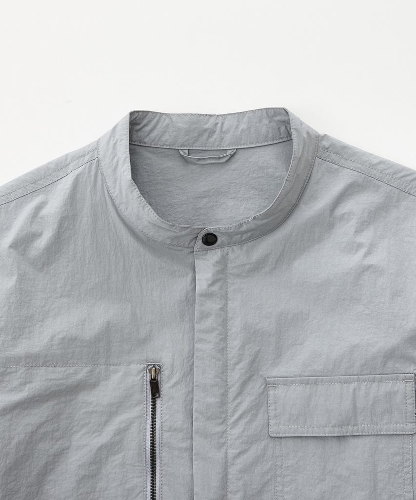Stco [Summer] Diems Motion-Free High-Neck Blouson Gray_Djpub01Csg