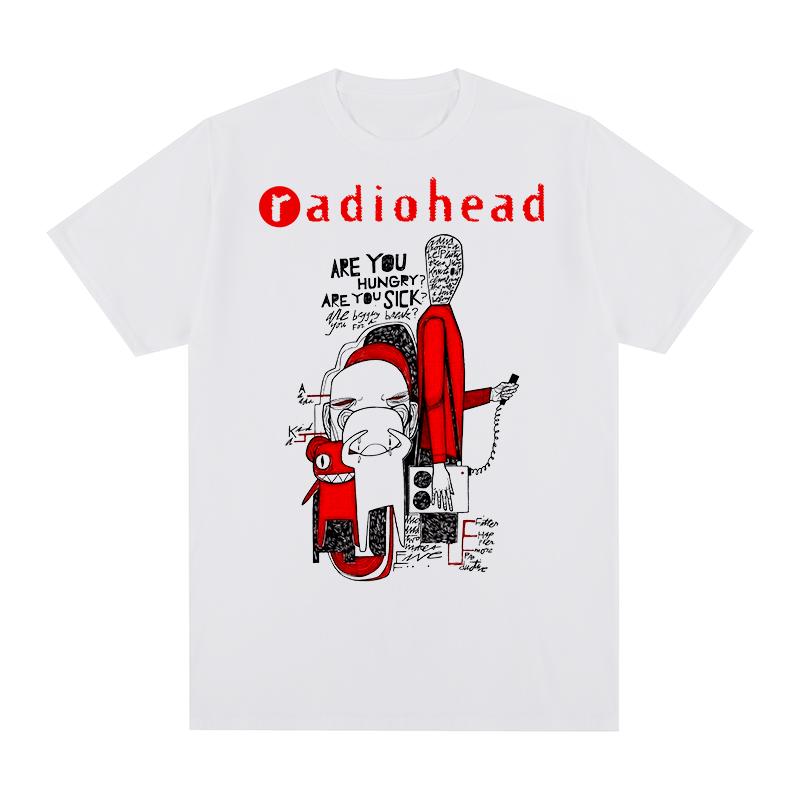 Radiohead Vintage Tshirt The Bend Funny Retro Fashion Cotton Men T shirt New Tee Tshirt Womens Tops S