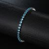 Mary Kashi Fashion Jewelry - Multi-sku Crystal Bracelet, Electroplated Aaa Cubic Zirconia Bracelet, Diamond-accented 4mm