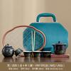 Tea set Kung Fu brewing teapot Qingyun teapot portable complete set of tea drinking equipment ceramic express cup gift