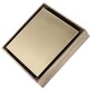 Square Shower Floor Drain Brass Material Hair Catcher Drain Tile Insert Drain  Basement Drain