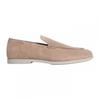 Mens Suede Flat Loafers