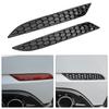 2Pcs Car Styling Honeycomb Tail Rear Fog Lamp Cover Trim Sticker For Golf 7.5 MK7.5 Rear Bar Bumper Reflector Strips-A87Q