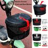 Plastic Electric Scooter Basket Large Capacity Anti-theft Baskets Replacement