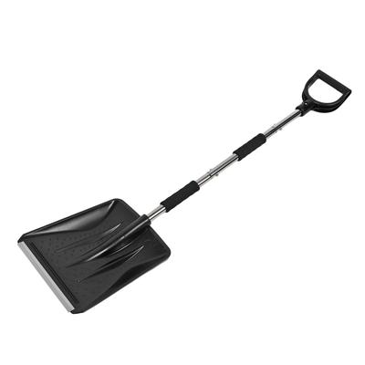 Pelle à Neige pour Voiture Extensible Démontable Rotative 3 en 1 Acier Inoxydable Pelle à Dégager la Neige pour Voiture Situation d'Urgence en Plein Air