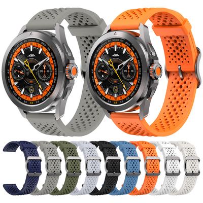 22mm 1:1 Cinturino in Silicone per Xiaomi Watch S4 Cinturino Sportivo per Mi Watch 2 Pro / S3 S2 46MM S1 Active Cinturino da Polso Braccialetto