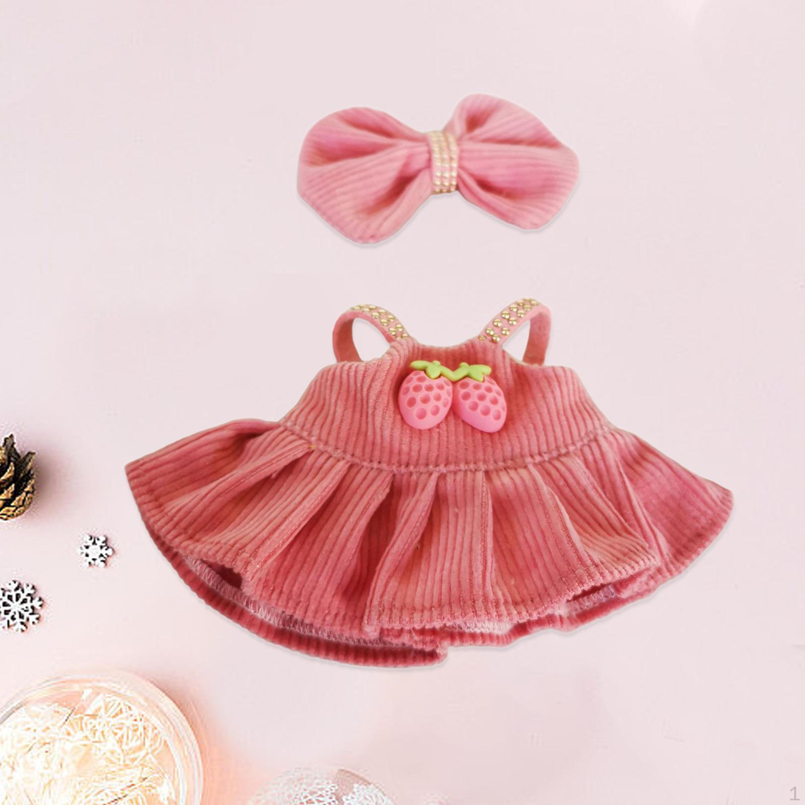 

Комплект одежды для кукол, костюм и аксессуары 17 см Подарки детям Clothes and bow