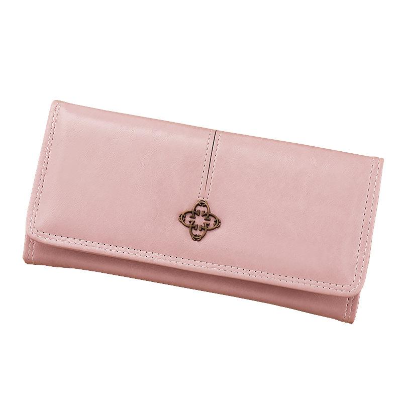 Multifunctional 0% off student handbag wallet women's long retro zipper large capacity multi-card change bag
