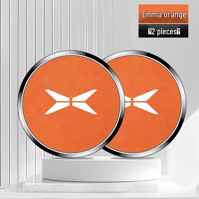 2026 XPeng M03 Car Cup Holder Coaster: MONA Alloy Door Slot Storage Mat