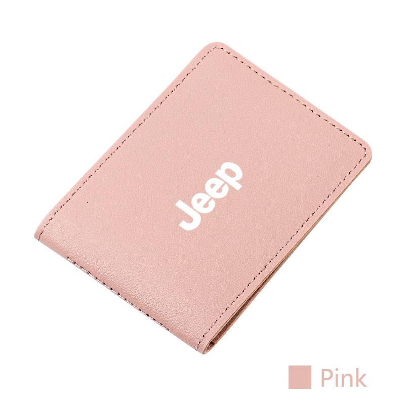 Car Driver License Cover Driving Documents Case Holder For Jeep Grand Cherokee Wrangler JK Gladiator Compass Renegade Patriot ALX1